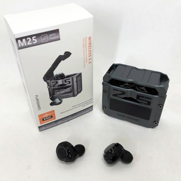Беспроводные наушники M25, Bluetooth 5.3, механические армированные двойного режима игровые ws45974 фото