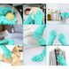 Силиконовые перчатки Magic Silicone Gloves для уборки чистки мытья посуды для дома. Цвет: бирюзовый ws22483-1 фото 2