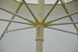 Зонт круглый очень прочный 2,5 м Антиветер с двойным куполом Белый тент 890318 фото 3