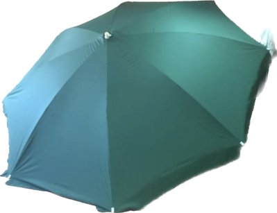Зонт круглый очень мощный усиленный 3м на 8 спиц с клапаном зеленый тент 890319 фото