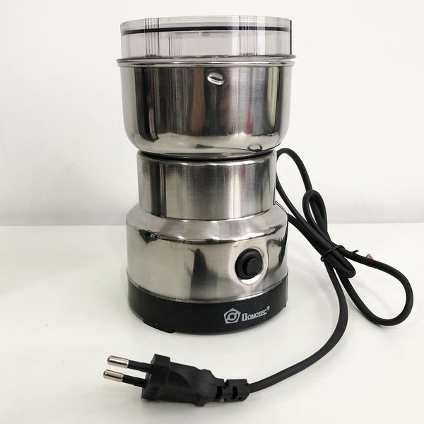 Кавомолка DOMOTEC MS-1206 (150Вт, 70г), кавомолка електрична для турки, роторна кавомолка ws93357 фото