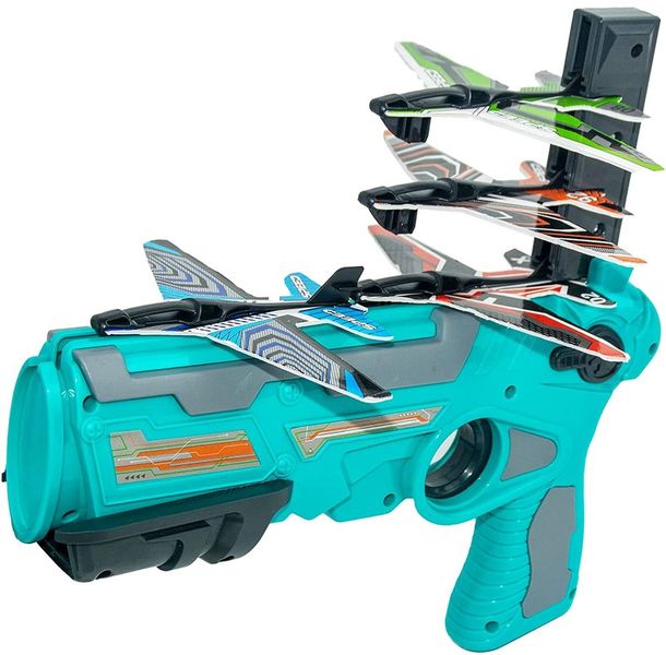 Детский игрушечный пистолет катапульта с самолетиками Air Battle Артикул: 20500000028 фото