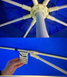 Зонт круглый очень мощный усиленный 3м на 8 спиц с клапаном зеленый тент 890319 фото 5