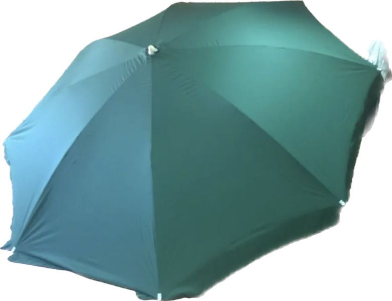 Зонт круглый очень мощный усиленный 3м на 8 спиц с клапаном зеленый тент 890319 фото