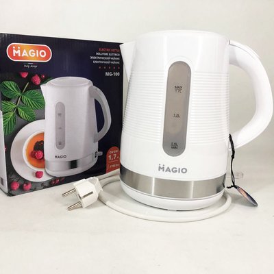 Электрочайник MAGIO MG-100, электронный чайник, чайник дисковый, хороший электрический чайник ws57127 фото
