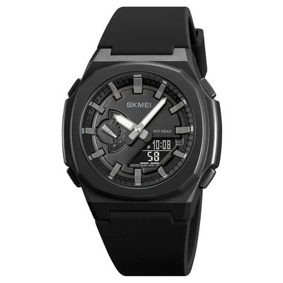Годинник наручний чоловічий SKMEI 2091BKGYBK, чоловічий годинник стильний годинник на руку, оригінальний чоловічий ws96631 фото