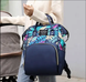 Сумка для мам синий тропик, уличная сумка для мам и малышей, модная многофункциональная TRAVELING SHAR Артикул: 2377714520/3 фото 4
