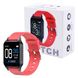 Смарт часы Smart Watch T96 стильные с защитой от влаги и пыли с измерением температура тела. Цвет: красный ws38311-1 фото 2