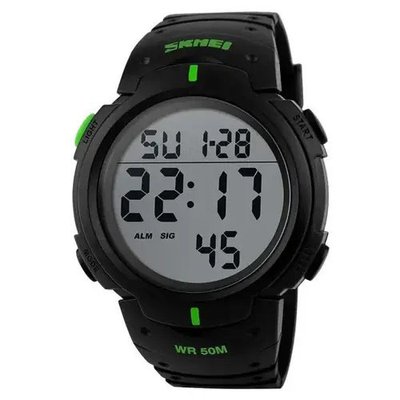Часы наручные мужские SKMEI 1068GN, водонепроницаемые мужские часы, часы мужские спортивные ws63582 фото