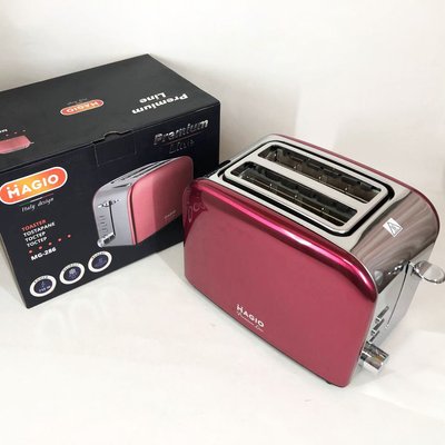 Тостер Magio MG-286, тостер для 2 гренок, электрический горизонтальный тостер ws22816 фото