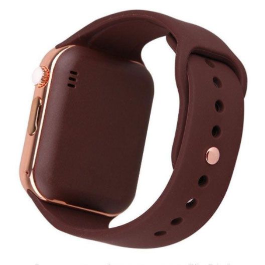 Смарт-часы Smart Watch A1 умные электронные со слотом под sim-карту + карту памяти micro-sd. Цвет: золотой ws73332-5 фото