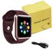 Смарт-часы Smart Watch A1 умные электронные со слотом под sim-карту + карту памяти micro-sd. Цвет: золотой ws73332-5 фото 9
