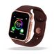 Смарт-часы Smart Watch A1 умные электронные со слотом под sim-карту + карту памяти micro-sd. Цвет: золотой ws73332-5 фото 6