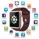 Смарт-часы Smart Watch A1 умные электронные со слотом под sim-карту + карту памяти micro-sd. Цвет: золотой ws73332-5 фото 1