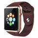 Смарт-часы Smart Watch A1 умные электронные со слотом под sim-карту + карту памяти micro-sd. Цвет: золотой ws73332-5 фото 11