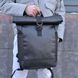 Набор: рюкзак ролл-топ с секцией для ноутбука + бананка из эко кожи ws36562 фото 12