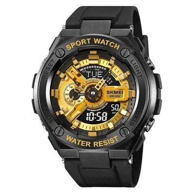 Часы наручные мужские SKMEI 2101BKGD, армейские часы противоударные, оригинальные мужские часы спортивные ws36446 фото