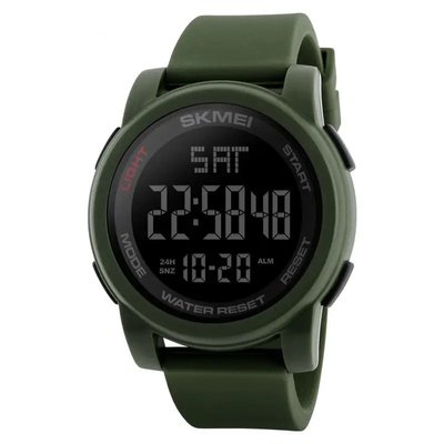 Часы наручные мужские SKMEI 1257AG, армейские часы противоударные, водонепроницаемые мужские часы ws53719 фото