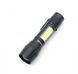 Фонарь светодиодный аккумуляторный X-Balog BL-513 ручной карманный с боковой лампой USB зарядка Артикул: 21252 фото 1