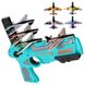 Детский игрушечный пистолет с самолетиками Air Battle катапульта с летающими самолетами (AB-1). Цвет: синий ws23412-1 фото 7