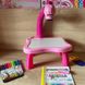 Дитячий стіл проектор для малювання з підсвічуванням Projector Painting. Колір: рожевий ws89895 фото 9