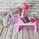 Дитячий стіл проектор для малювання з підсвічуванням Projector Painting. Колір: рожевий ws89895 фото 11