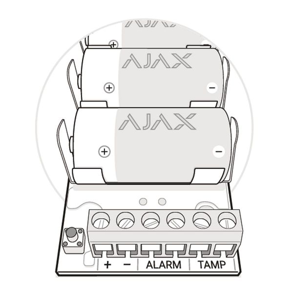 Модуль интеграции для сторонних датчиков Ajax Transmitter Артикул: 55684599 фото