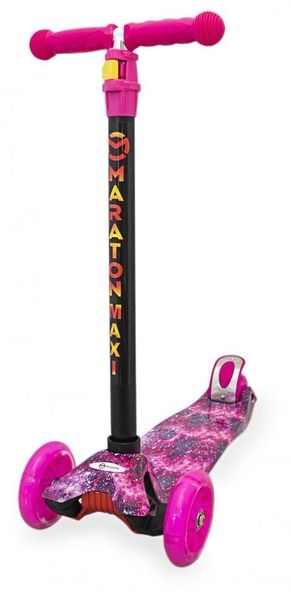 Самокат Maraton Maxi / Розовый космос Артикул: MA685421 фото