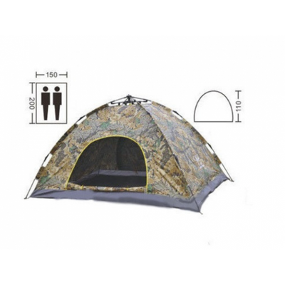 Палатка с автоматическим каркасом двухместная Зеленая палатка №5 Артикул: pr83930 фото