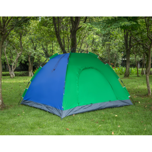 Палатка с автоматическим каркасом двухместная Зеленая палатка №5 Артикул: pr83930 фото