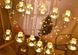 Светодиодная новогодняя гирлянда штора Шарики с пультом 12 предметов Белый тёплый Артикул: 50900000015 фото 1