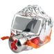 Маска противогаз из алюминиевой фольги, панорамный противогаз Fire mask защита головы от радиации ws75493 фото 12