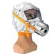 Маска противогаз из алюминиевой фольги, панорамный противогаз Fire mask защита головы от радиации ws75493 фото 3