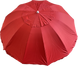 Зонтик с клапаном 2,5м - 12спиц и серебряным напылением красный тент 890327 фото 1