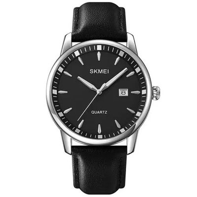 Годинник кварцовий чоловічий SKMEI 2108BKBU / Чоловічий годинник стильний годинник на руку ws35815 фото