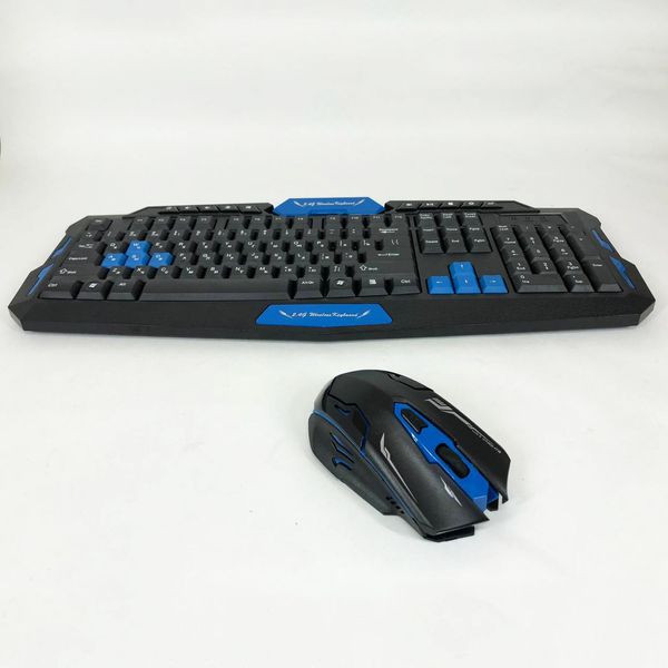 Клавиатура с мышкой HK-8100, игровая клавиатура и мышь для пк, беспроводная клавиатура и мышь ws51727 фото