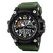 Часы наручные мужские SKMEI 1283AG ARMY GREEN, армейские часы противоударные. Цвет: зеленый ws28574 фото 1