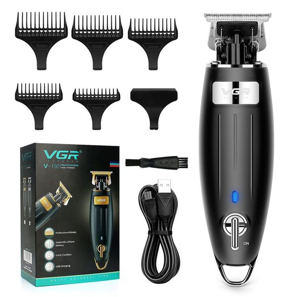 Машинка для стрижки волос VGR V-192, аккумуляторная, USB Черная Артикул: 205021010 фото
