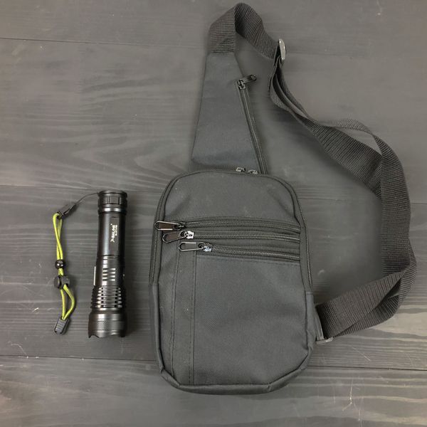 Набор 2 в 1! Качественная тактическая сумка с кобурой + профессиональный фонарь POLICE BL-X71-P50 ws93833 фото