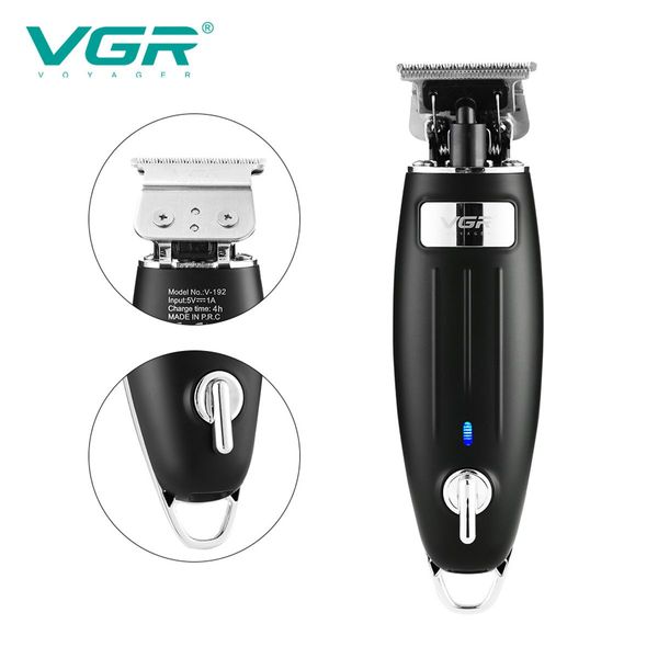 Машинка для стрижки волос VGR V-192, аккумуляторная, USB Черная Артикул: 205021010 фото