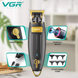 Машинка для стрижки волос VGR V-192, аккумуляторная, USB Черная Артикул: 205021010 фото 1