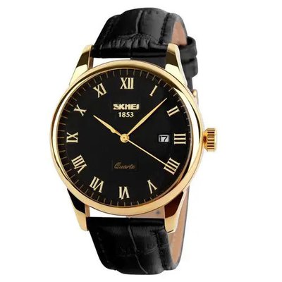 Годинник наручний чоловічий SKMEI 9058LGDBKBK, оригінальний чоловічий годинник, статусний чоловічий наручний годинник ws85911 фото