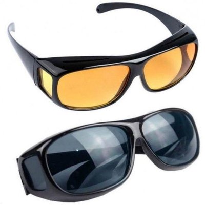 Антибликовые очки для водителей HD Vision Wrap Arounds 2шт. Очки антифары Водительские очки Артикул: 42260028 фото