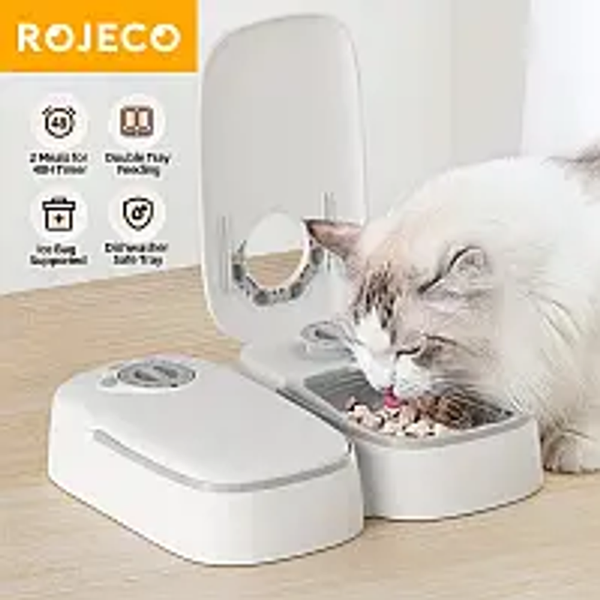 Автоматическая кормушка для домашних животных умный дозатор с таймером для кошек и собак MA-6 Артикул: MU4555 фото