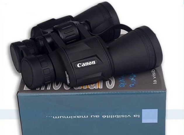 Мощный водонепроницаемый бинокль Canon 20x50 с защитным клапаном линз Артикул: 22658965 фото