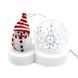 Светодиодный диско шар + Снеговик, светильник новогодний Артикул: mu11933652 фото 1