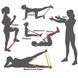 Резинки для фитнеса Fit Simplify GO DO 5 шт, спортивная резинка для тренировок, резина для тренировок ws25811 фото 33