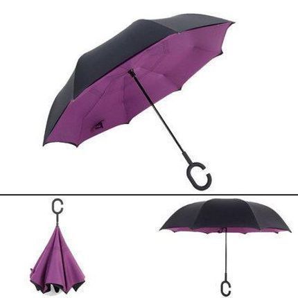 Умный зонт обратного сложения UP-BRELLA Артикул: pr222023 фото