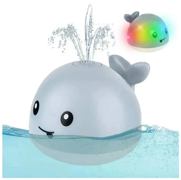 Игрушки для ванной для детей "Кит фонтан" Mini Whale Fountain плавающие игрушки для купания малышей Артикул: 237EL-107A/2 фото
